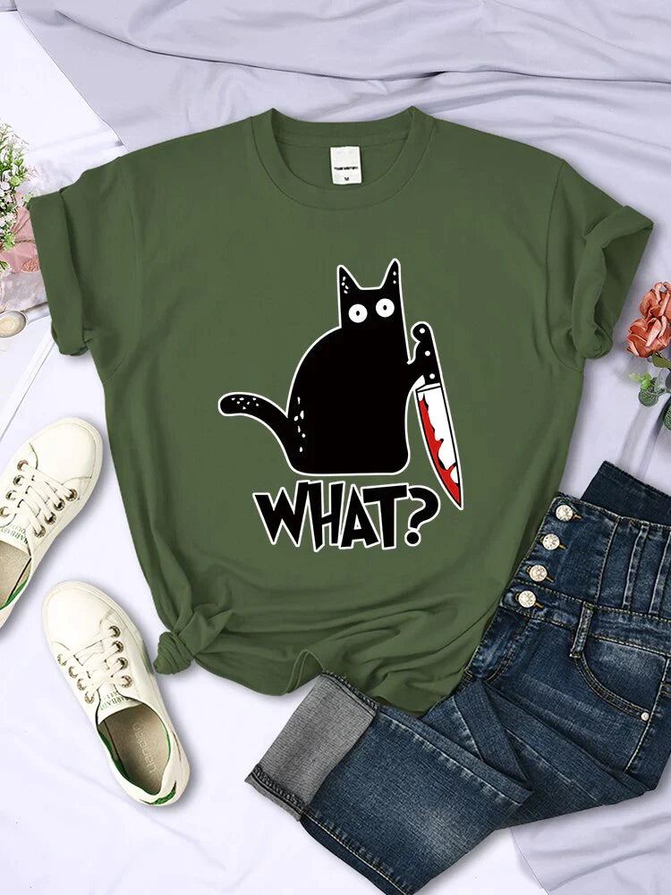 0 Funny Plotting Cat T-Shirt sold by Fleurlovin, Free Shipping Worldwide