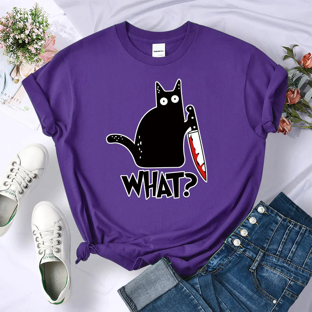 0 Funny Plotting Cat T-Shirt sold by Fleurlovin, Free Shipping Worldwide