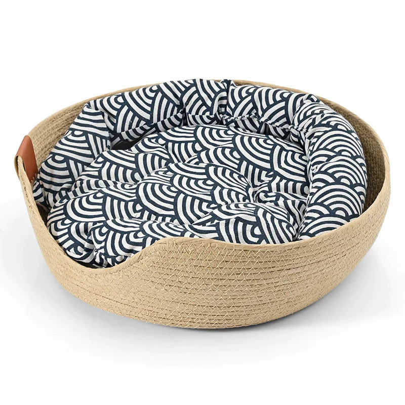 0 Japanese Style Cozy Basket Cat Beds sold by Fleurlovin, Free Shipping Worldwide