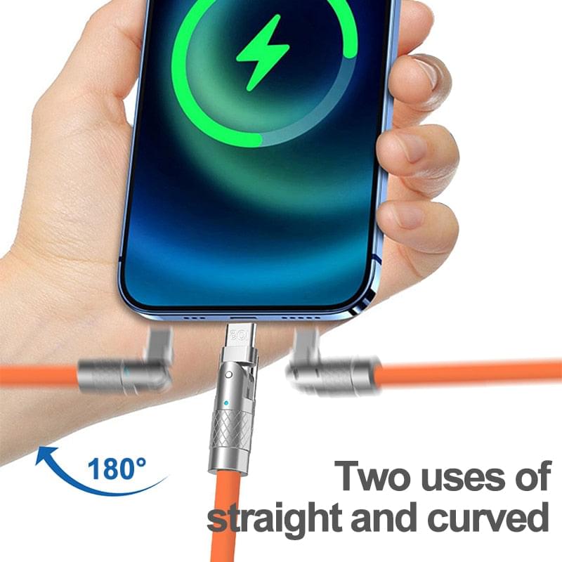  180° Rotating Super Fast Charge Cable sold by Fleurlovin, Free Shipping Worldwide