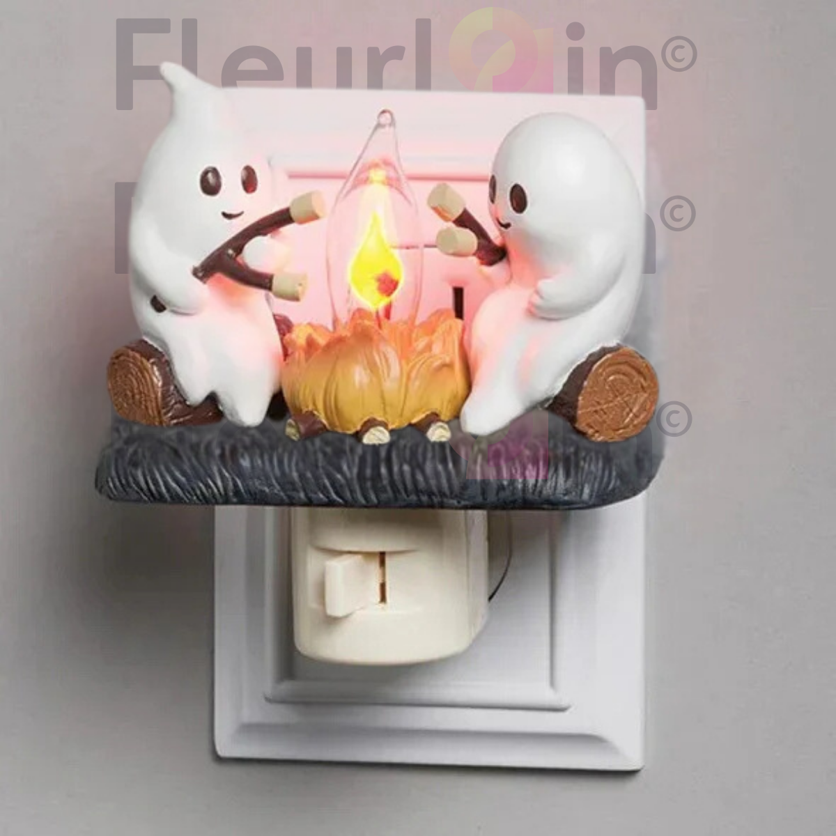 Fleurlovin Ghost Campfire Lamp