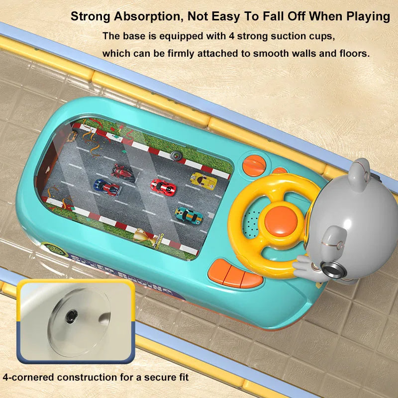 🏎️ High-Quality 2024 Electronic Stimulator Racing Car Steering Wheel Toy 🎮