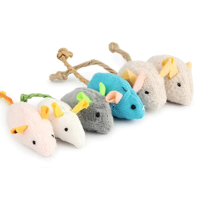  6pcs Plush Mice Catnip Toy sold by Fleurlovin, Free Shipping Worldwide
