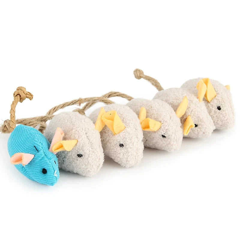  6pcs Plush Mice Catnip Toy sold by Fleurlovin, Free Shipping Worldwide