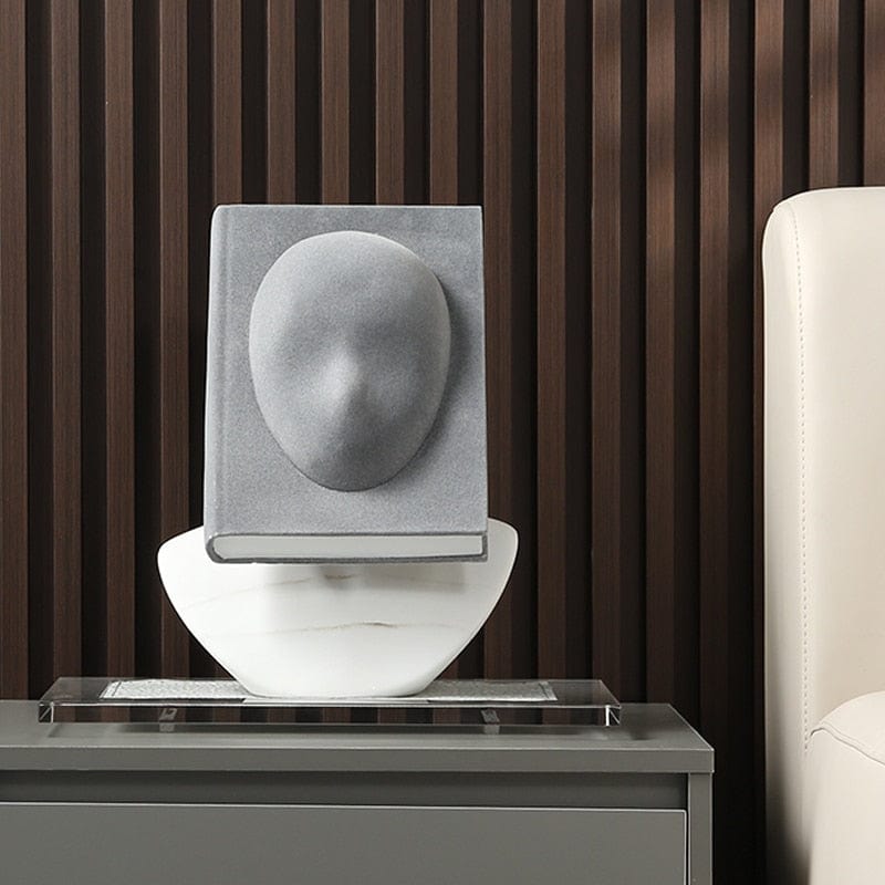  Abstract Face Book Bust Sculpture sold by Fleurlovin, Free Shipping Worldwide