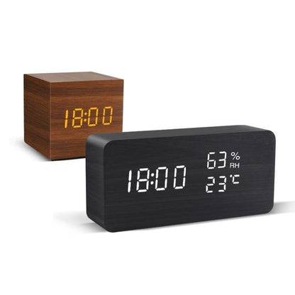 Alarm Clocks Wooden Cube LED Alarm Clock sold by Fleurlovin, Free Shipping Worldwide