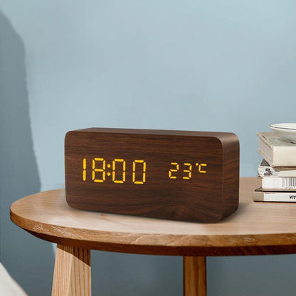 Alarm Clocks Wooden Cube LED Alarm Clock sold by Fleurlovin, Free Shipping Worldwide