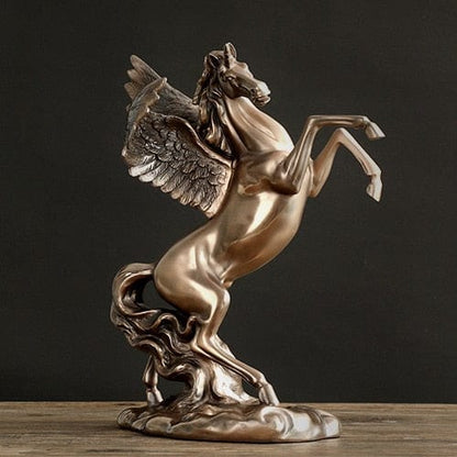  Antique Wine Holder with Pegasus Sculpture sold by Fleurlovin, Free Shipping Worldwide