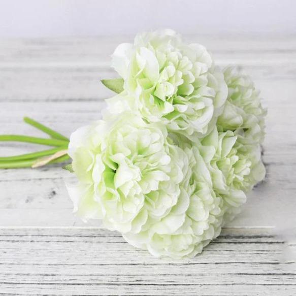 Artificial Flora 5-Piece Silk Faux Peonies Artificial Flowers sold by Fleurlovin, Free Shipping Worldwide