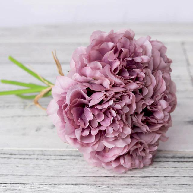 Artificial Flora 5-Piece Silk Faux Peonies Artificial Flowers sold by Fleurlovin, Free Shipping Worldwide