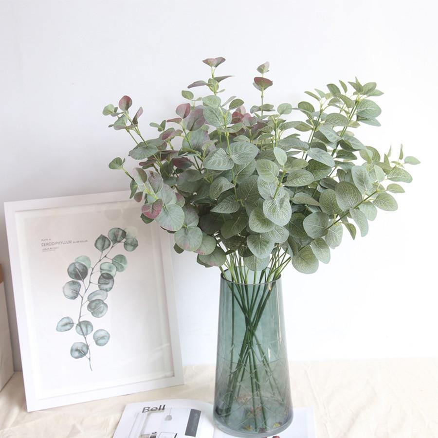 Silk Faux Eucalyptus Branch - Premium Artificial Flora from Fleurlovin Green Haven - Just $13.95! Shop now at Fleurlovin