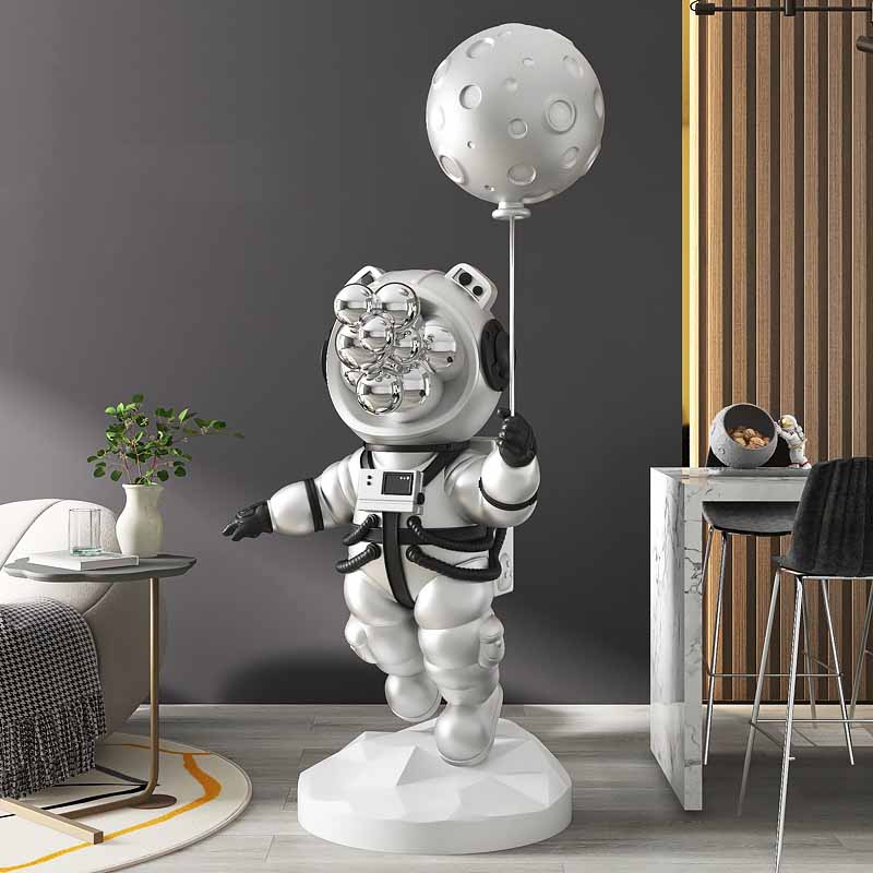  Balloon Head Astronaut Statue, Life-Size sold by Fleurlovin, Free Shipping Worldwide