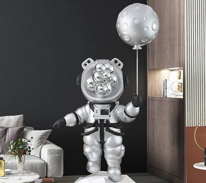  Balloon Head Astronaut Statue, Life-Size sold by Fleurlovin, Free Shipping Worldwide