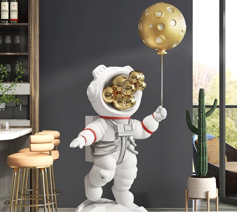  Balloon Head Astronaut Statue, Life-Size sold by Fleurlovin, Free Shipping Worldwide