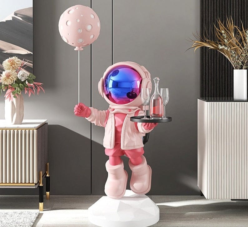  Balloon Tray Statue of Astronaut, Life-Size sold by Fleurlovin, Free Shipping Worldwide