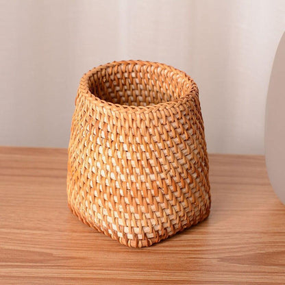 Baskets Hand-Woven Wicker Storage Container Basket sold by Fleurlovin, Free Shipping Worldwide