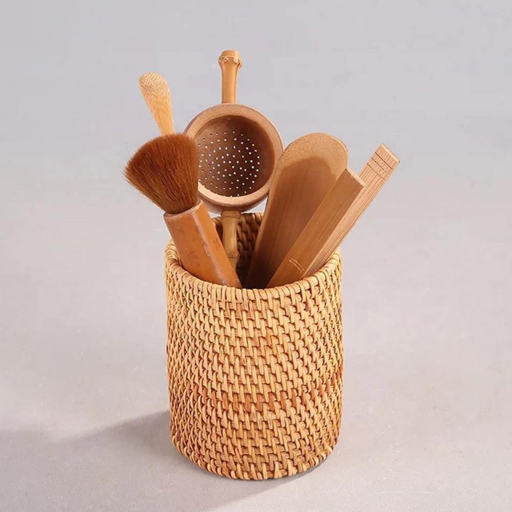 Baskets Hand-Woven Wicker Storage Container Basket sold by Fleurlovin, Free Shipping Worldwide