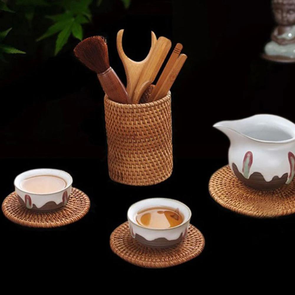 Baskets Hand-Woven Wicker Storage Container Basket sold by Fleurlovin, Free Shipping Worldwide