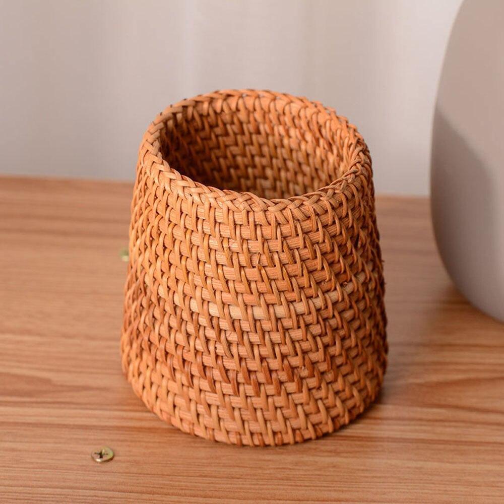 Baskets Hand-Woven Wicker Storage Container Basket sold by Fleurlovin, Free Shipping Worldwide