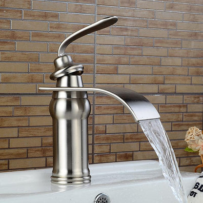 Bathroom Ames - Vintage Brass Waterfall Faucet sold by Fleurlovin, Free Shipping Worldwide
