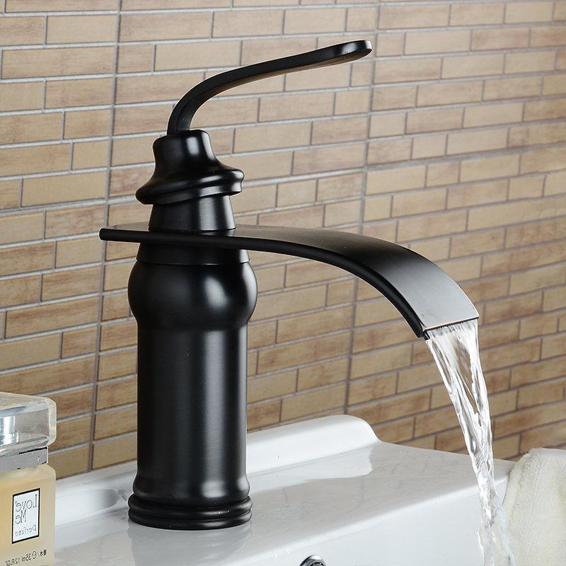 Bathroom Ames - Vintage Brass Waterfall Faucet sold by Fleurlovin, Free Shipping Worldwide