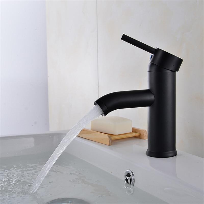 Bathroom Black Matte Finish Stainless Steel Faucet sold by Fleurlovin, Free Shipping Worldwide