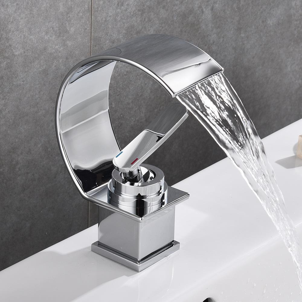 Bathroom Blackwood - Waterfall Single Handle Faucet sold by Fleurlovin, Free Shipping Worldwide