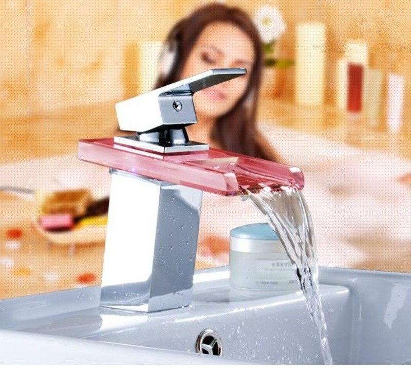 Bathroom LED Temperature Color Changing Faucet sold by Fleurlovin, Free Shipping Worldwide