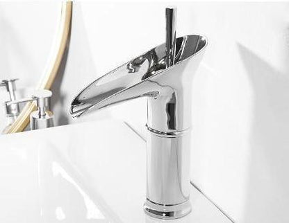 Luxury Oriental Waterfall Faucet - Premium Bathroom from Warmly - Just $182.95! Shop now at Fleurlovin