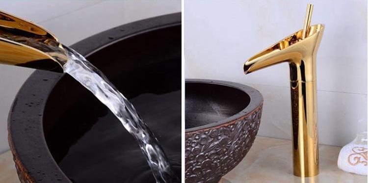 Luxury Oriental Waterfall Faucet - Premium Bathroom from Warmly - Just $182.95! Shop now at Fleurlovin