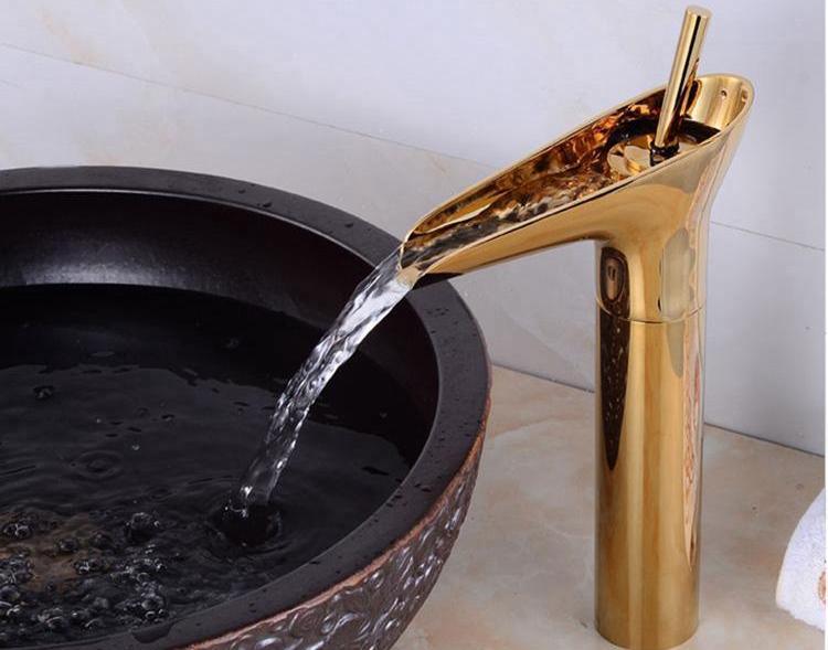 Luxury Oriental Waterfall Faucet - Premium Bathroom from Warmly - Just $182.95! Shop now at Fleurlovin