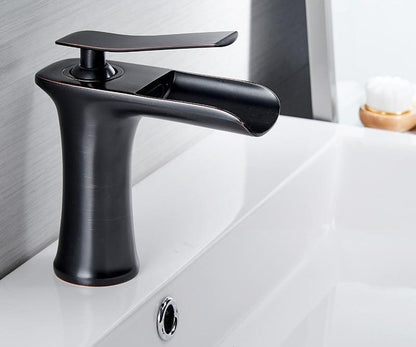 Waterfall Single Handle Basin Faucet - Premium Bathroom from Warmly - Just $157.95! Shop now at Fleurlovin
