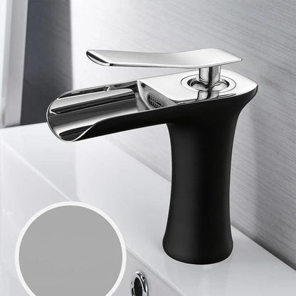 Waterfall Single Handle Basin Faucet - Premium Bathroom from Warmly - Just $157.95! Shop now at Fleurlovin