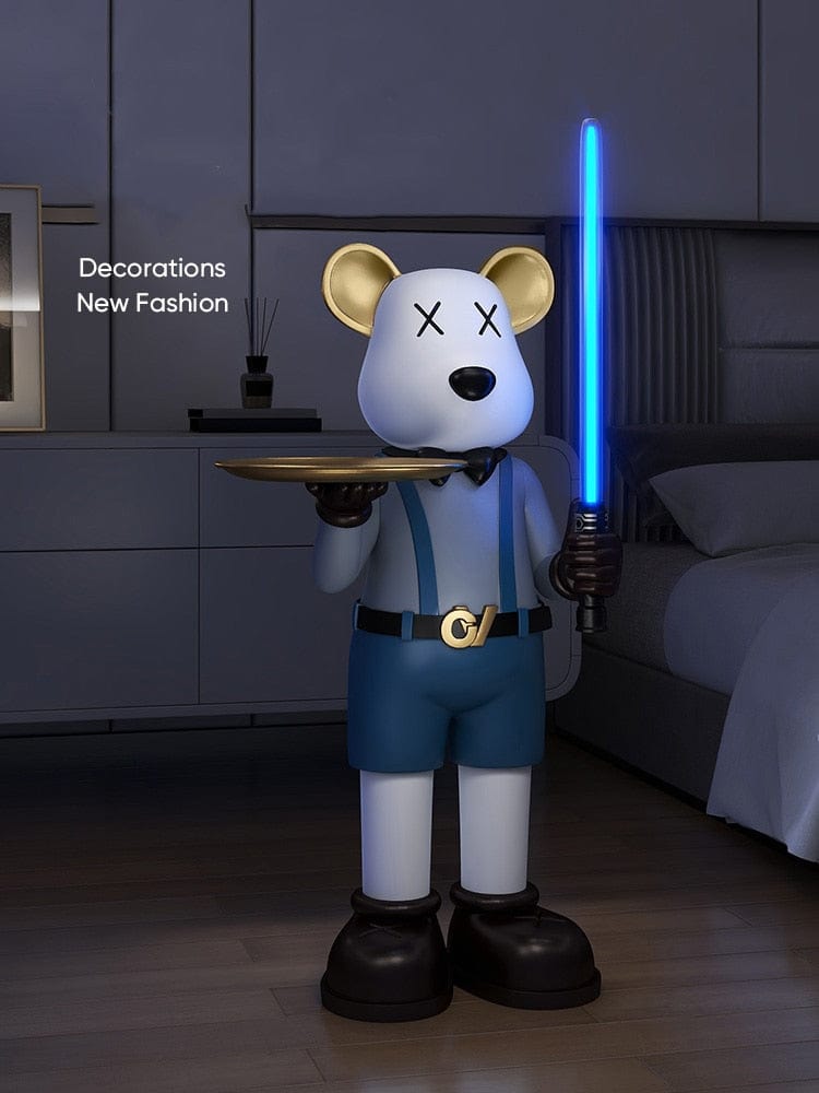  Bear Statue with Violent Lightsaber sold by Fleurlovin, Free Shipping Worldwide