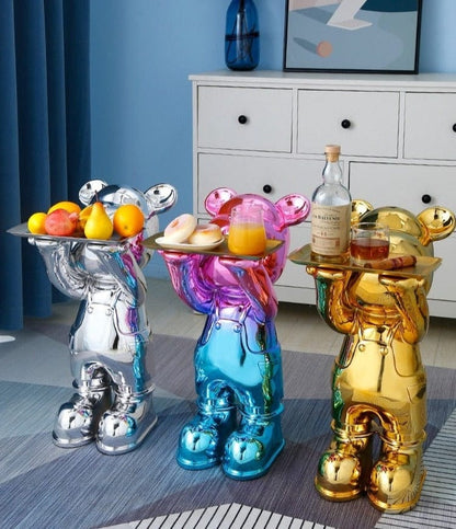  Bear Tray Statue with Electroplated Finish sold by Fleurlovin, Free Shipping Worldwide