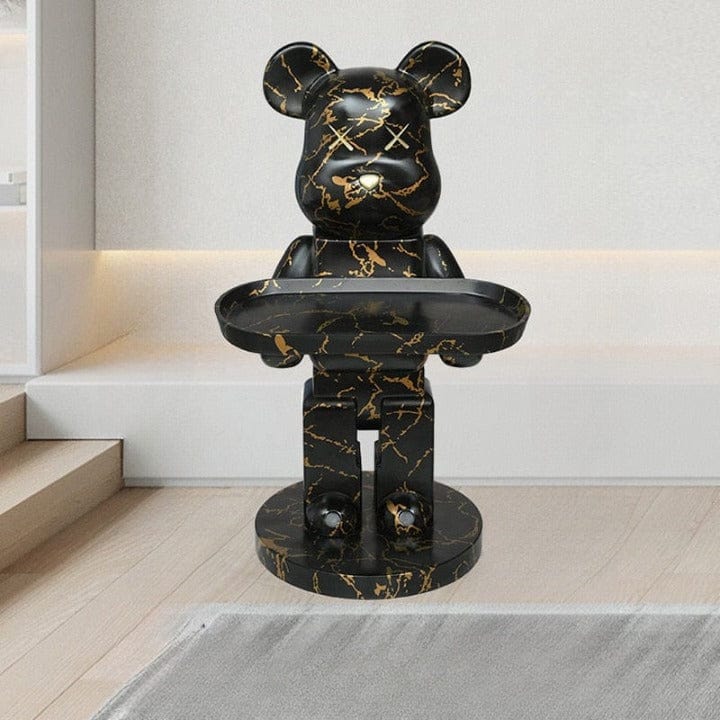  Bearbrick Statue with Tray, Life-Size sold by Fleurlovin, Free Shipping Worldwide