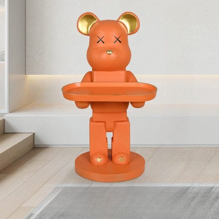  Bearbrick Statue with Tray, Life-Size sold by Fleurlovin, Free Shipping Worldwide