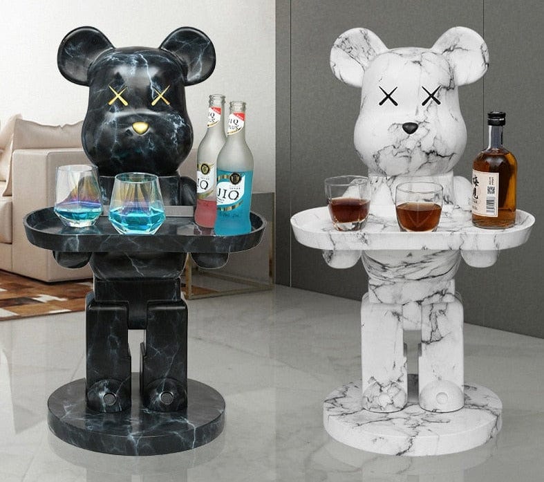  Bearbrick Statue with Tray, Life-Size sold by Fleurlovin, Free Shipping Worldwide