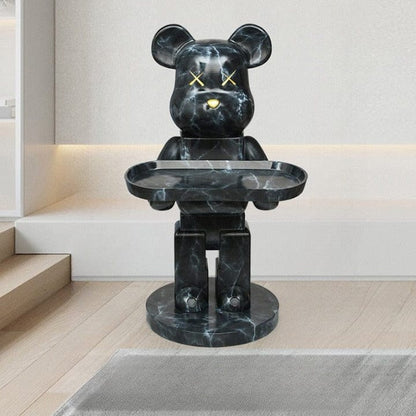  Bearbrick Statue with Tray, Life-Size sold by Fleurlovin, Free Shipping Worldwide