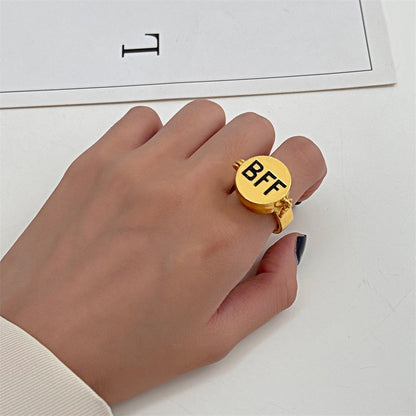  Best Friend Open Ring sold by Fleurlovin, Free Shipping Worldwide