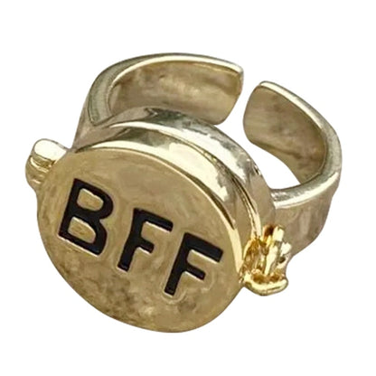  Best Friend Open Ring sold by Fleurlovin, Free Shipping Worldwide