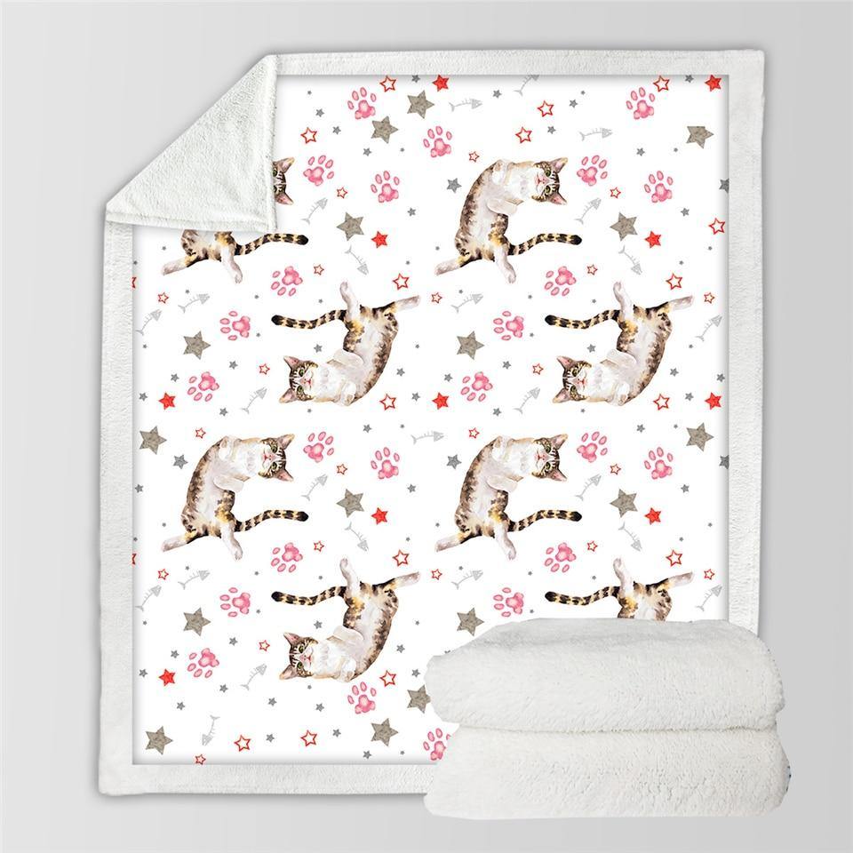  Bling Cat Blanket sold by Fleurlovin, Free Shipping Worldwide