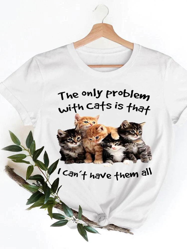  Can't Have All Cats T-Shirt sold by Fleurlovin, Free Shipping Worldwide