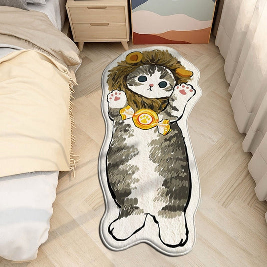  Candy Lion Cat Rug sold by Fleurlovin, Free Shipping Worldwide