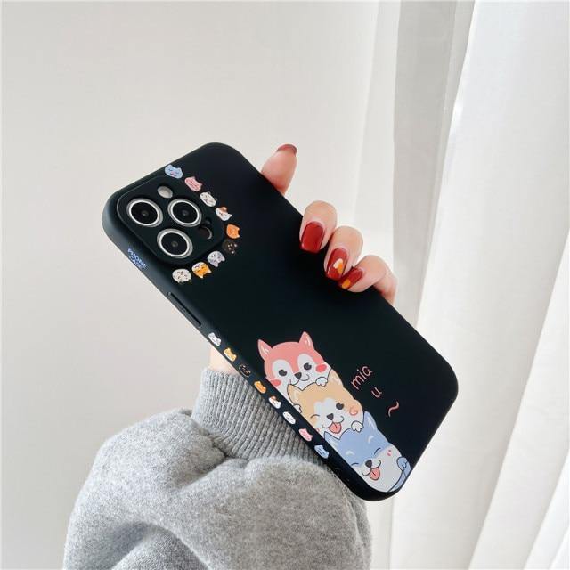  Cartoon Cat Case sold by Fleurlovin, Free Shipping Worldwide