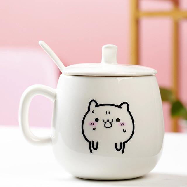  Cartoon Cat Mug sold by Fleurlovin, Free Shipping Worldwide