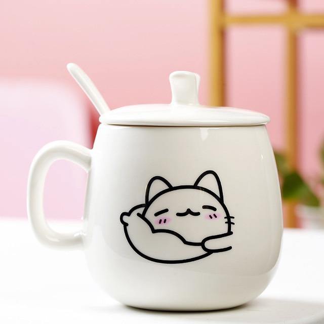  Cartoon Cat Mug sold by Fleurlovin, Free Shipping Worldwide