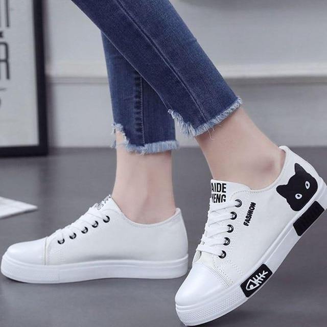  Casual Cat Sneakers sold by Fleurlovin, Free Shipping Worldwide