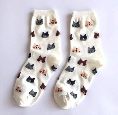  Casual Cat Socks sold by Fleurlovin, Free Shipping Worldwide