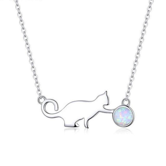  Cat Ball Necklace sold by Fleurlovin, Free Shipping Worldwide